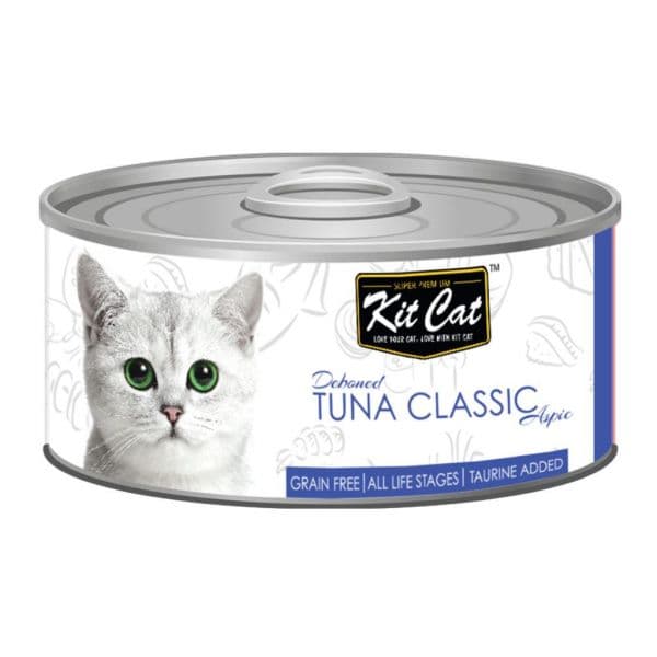 Ração Húmida Kit Cat Super Premium Atum 80g