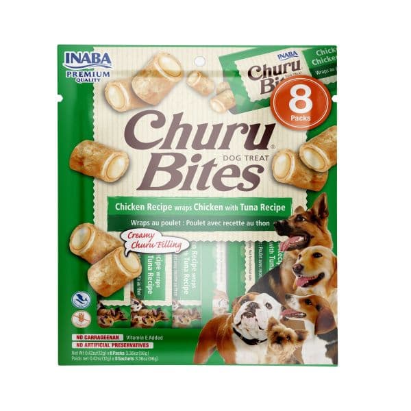 Churu Dog Bites Frango e Atum 8x12g