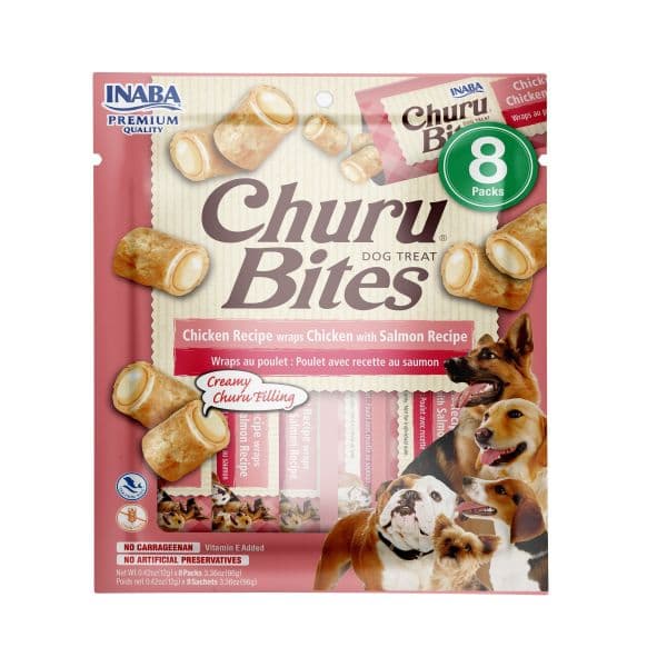 Churu Dog/Creamy Bites Frango e Salmão 8x12g
