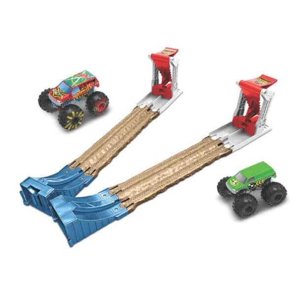 Hot Wheels Monster Trucks Dupla Destruição 4+