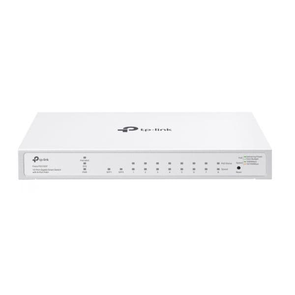 TP-Link Smart Switch Gerível Festa FS310GP 8 Portas Gigabit PoE + 2 SFP