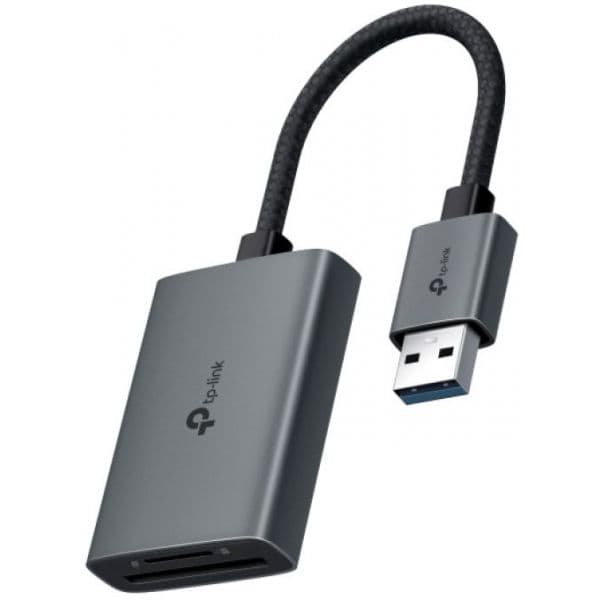 TP-Link UA430 Leitor de Cartões USB 3.0 Type-A SD e MicroSD Cinzento