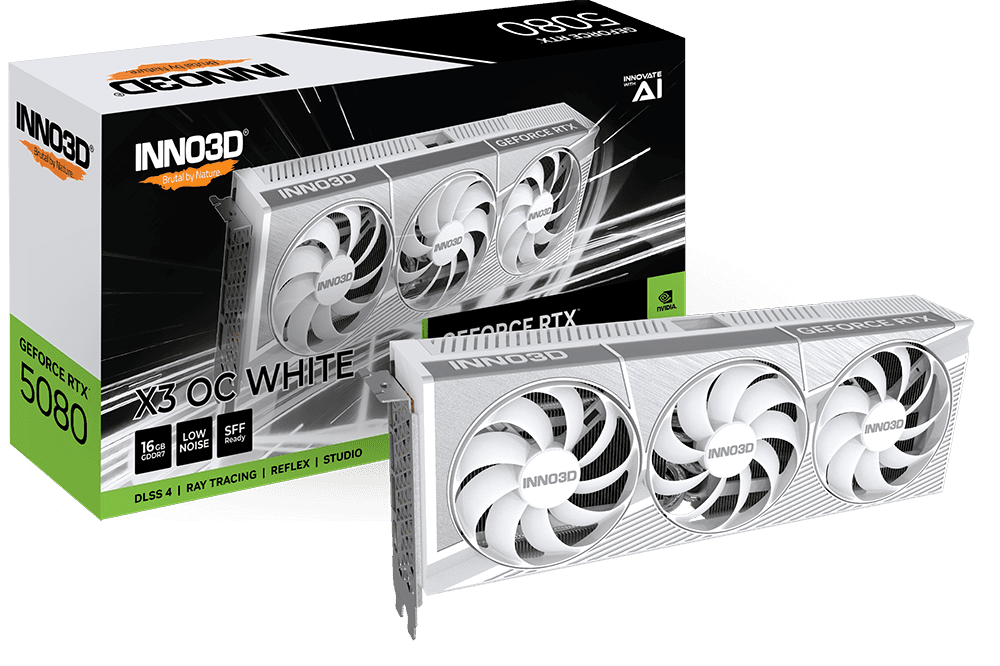 Inno3D GeForce RTX 5080 X3 OC White 16GB GDDR7
