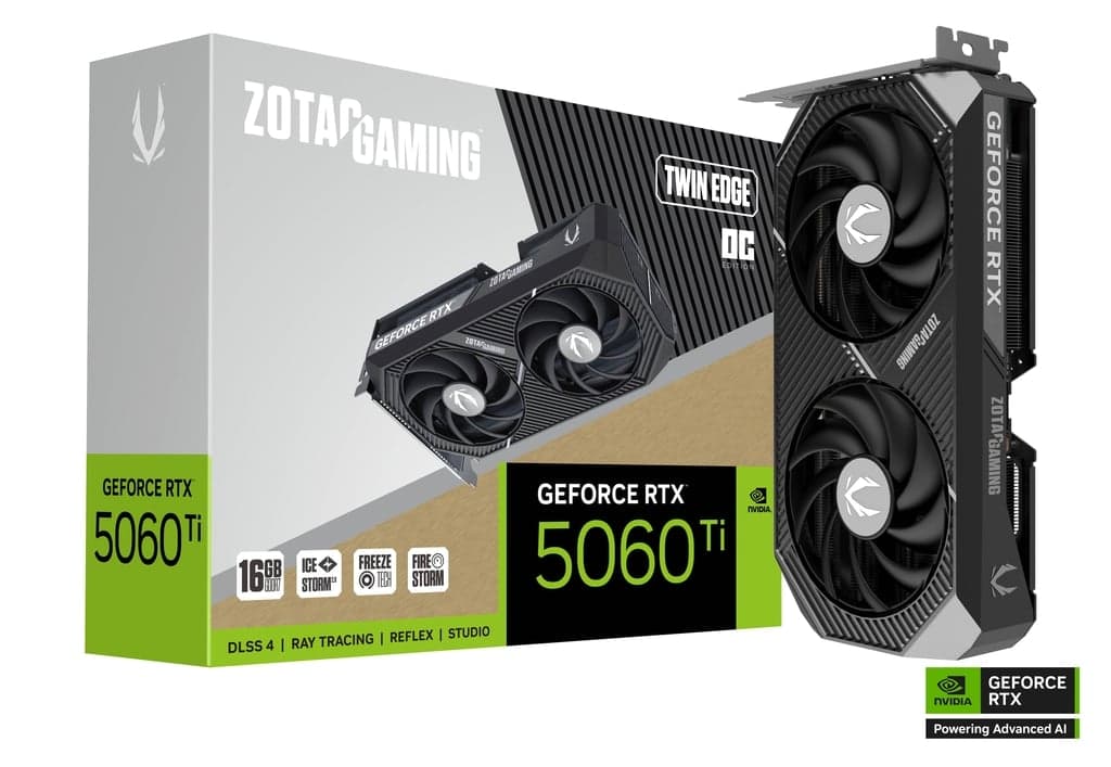 Zotac GeForce RTX 5060 Ti Twin Edge OC White 16GB GDDR7