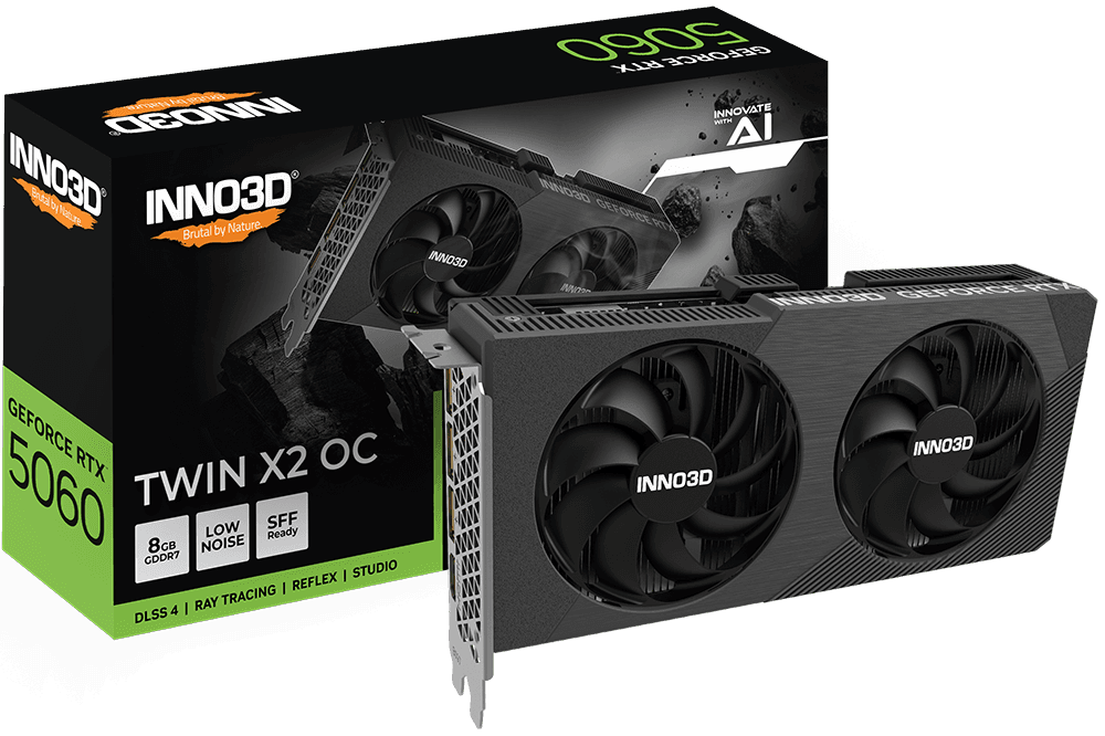 Inno3D GeForce RTX 5060 Twin X2 OC V2 8GB GDDR7