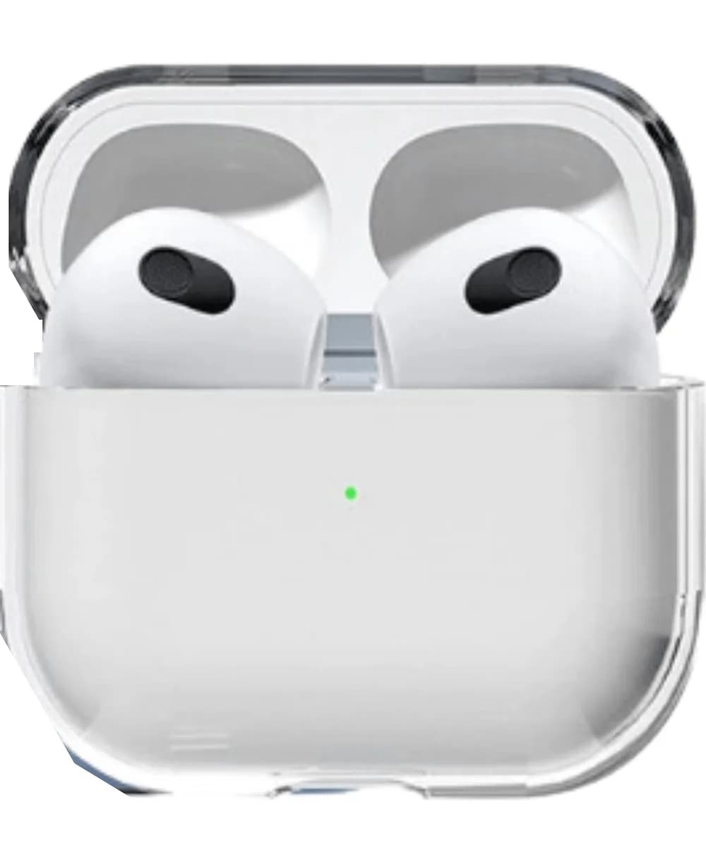 Capa de Silicone Fones de ouvido AirPods 3 Transparente