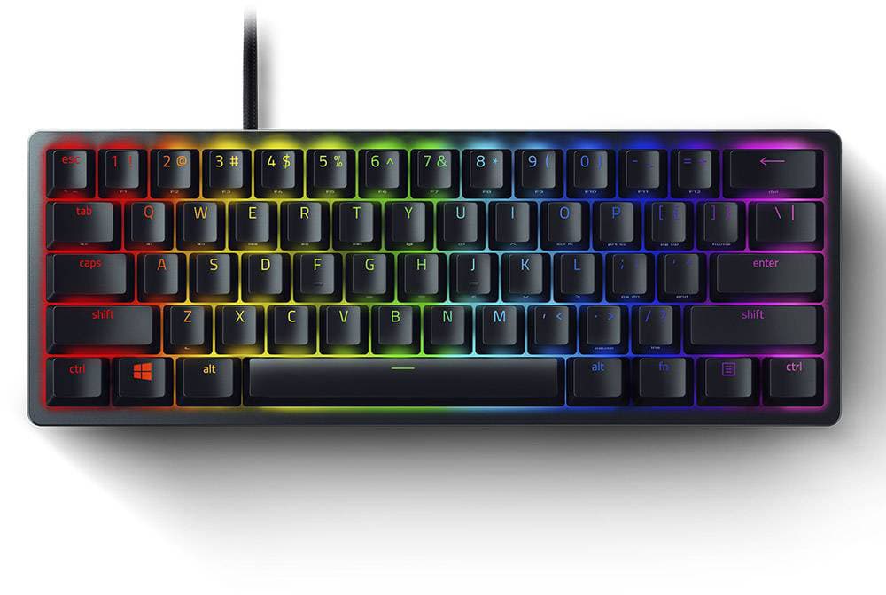 Razer Huntsman Mini 60% RGB Optical Switch (Purple) PT Preto