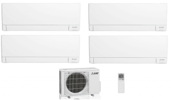 Mitsubishi Electric Multisplit 4x1: MXZ-4F72VF + 3x MSZ-AY20VG + 1x MSZ-AY35VGK – Conforto e Eficiência para Toda a Casa