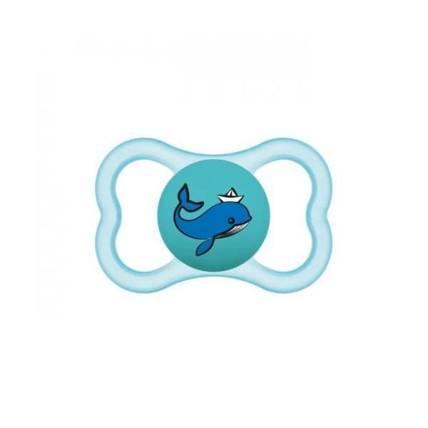 Mam Chupeta Supreme Silicone Baleia Azul +16M