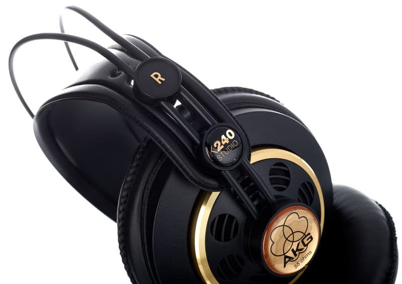 AKG Auscultadores com Fio K-240 Studio Black / Gold