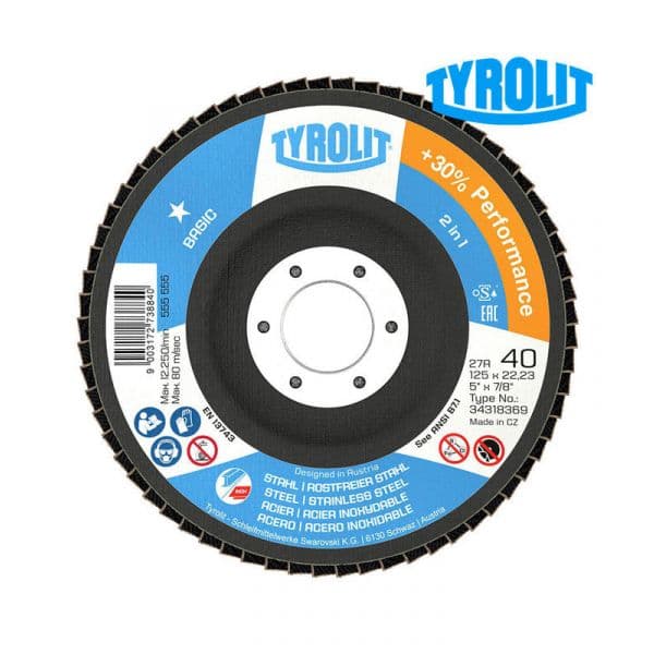 Tyrolit Disco de Láminas 27Cla 125X22,23 Za60Q-B