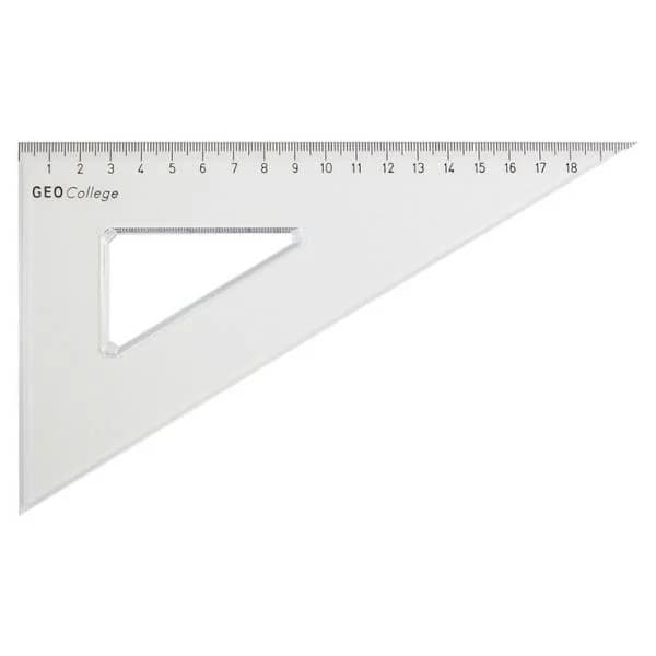 Aristo Esquadro 60º/20cm eocollege E-23cm Transp. Ar23620 - 09115323620