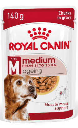 Royal Canin Medium Ageing 10+ 140gr Alimento Húmido para Cão - Campet
