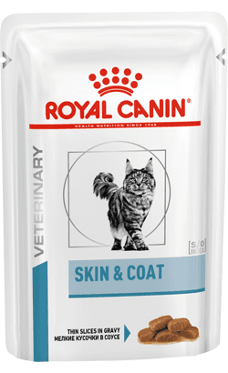 Royal Canin Vet Skin & Coat Feline in Gravy