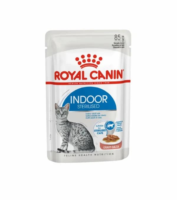 Ração Húmida Royal Canin Indoor Sterilised Gravy 12x 85g