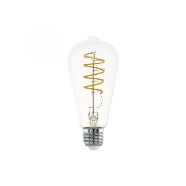 EGLO Lâmpada led Decorativa E27 ST64 Espiral Cl 2700k