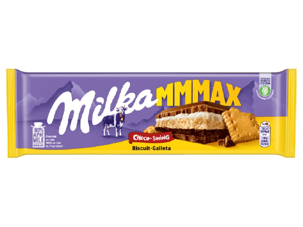 TABLETE DE CHOCOLATE MILKA CHOCOBOLACHA 300G