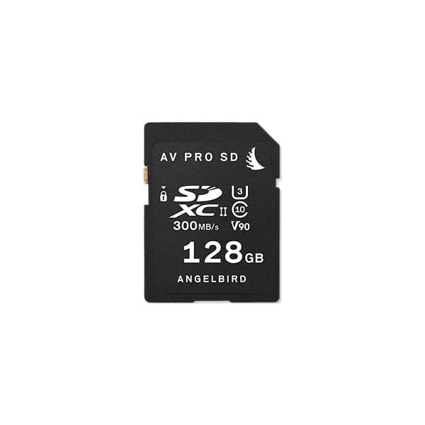 AngelBird 128GB SDXC AV Pro USH-II U3 V90 Class 10 - AVP128SD