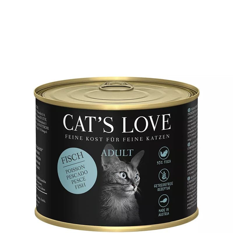 Cat´s Love Lata para Gatos Adultos Puro 200 Gr