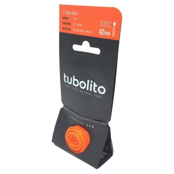Tubolito Câmaras de ar S-tubo Road Bike Orange 700C x 42