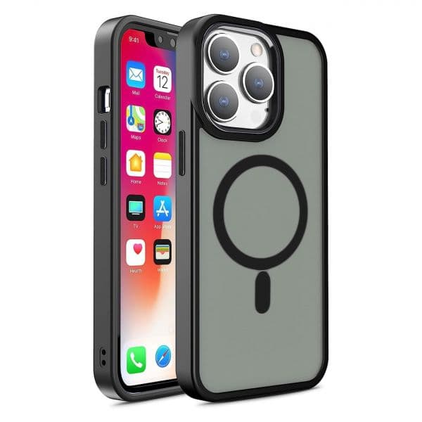 Hurtel Capa Magnética para iPhone 15 Pro Max Black