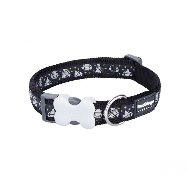Gloria Red Dingo Collar para Perro Style DIAMOND BLACK