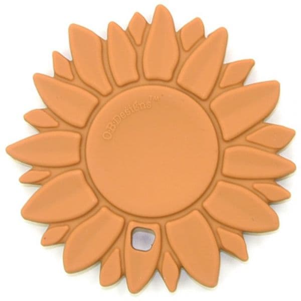 O.B Designs Sunflower Teether Mordedor Ginger 3M+