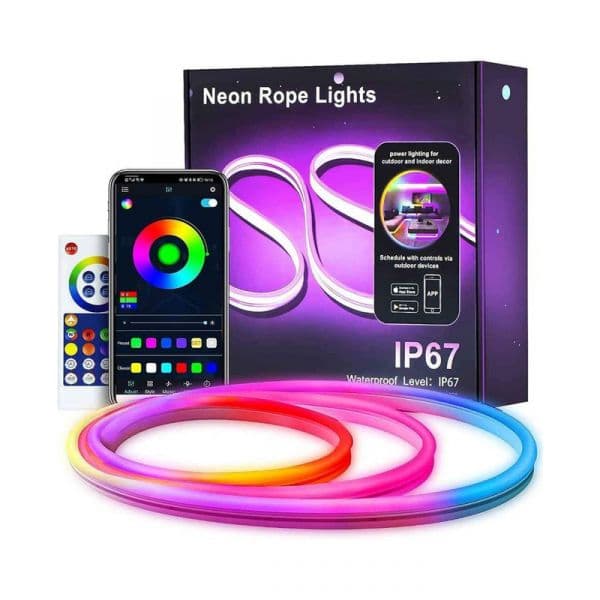 Tira led Efeito Néon Rgbic 3m App Impermeável