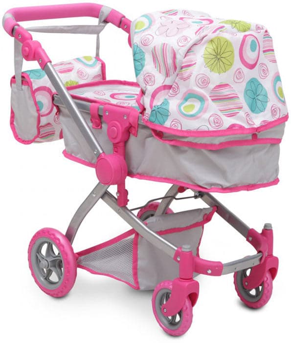 Carrinho de boneca Moni Pink Rose