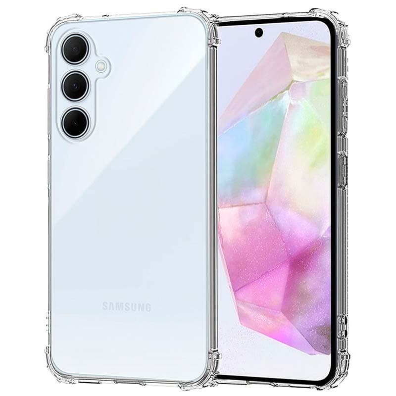 Capa Silicone Reforçado para Samsung Galaxy A55 5G Clear