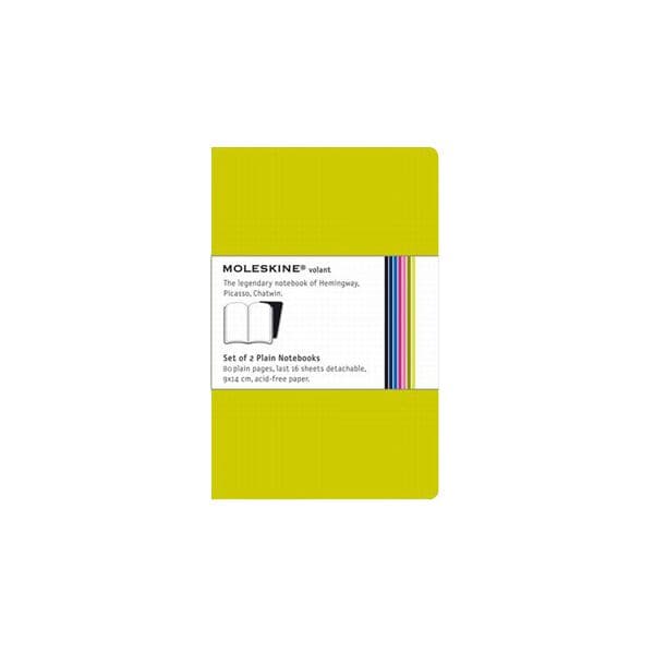 Moleskine Caderno XS Liso Verde Claro Pack 2 Un.