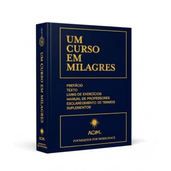 Um Curso em Milagres Português-Capa Dura