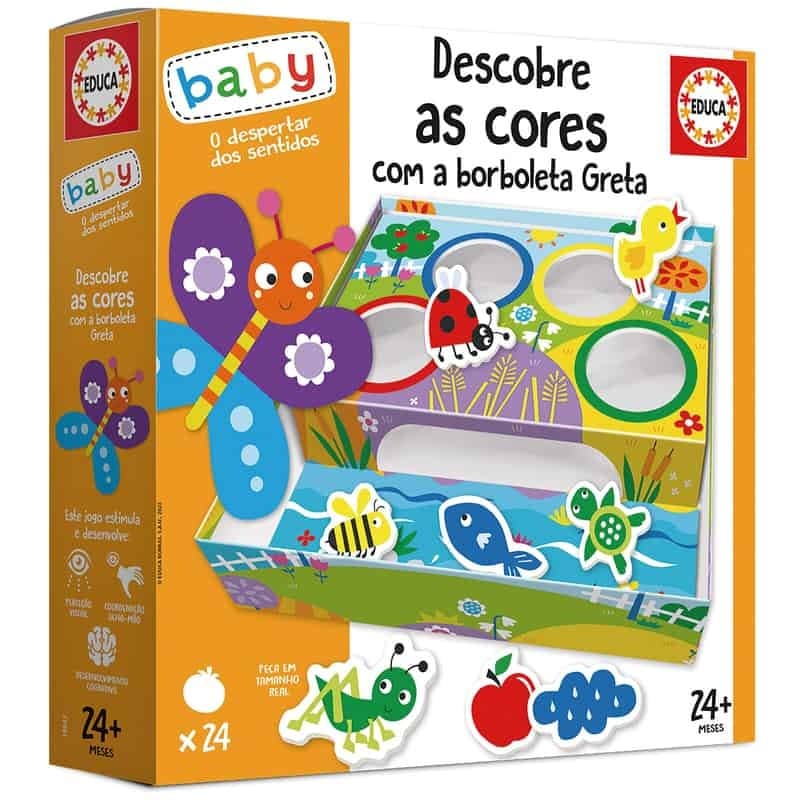 Educa Descobre as Cores com a Borboleta