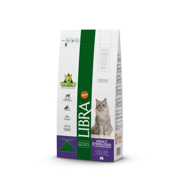 Libra Cat Adult Sterilized Chicken 12Kg