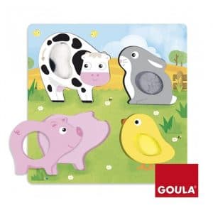 Puzzle Tátil – Animais da Quinta Goula