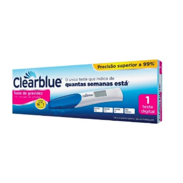 Clearblue Teste De Gravidez Digital com Indicador de Semanas