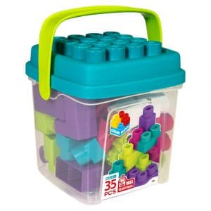 Cubos blocos de construção 35 peças Color Block Maxi