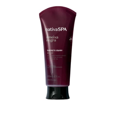 Sabonete Líquido Nativa Spa Ameixa Negra, 200ml