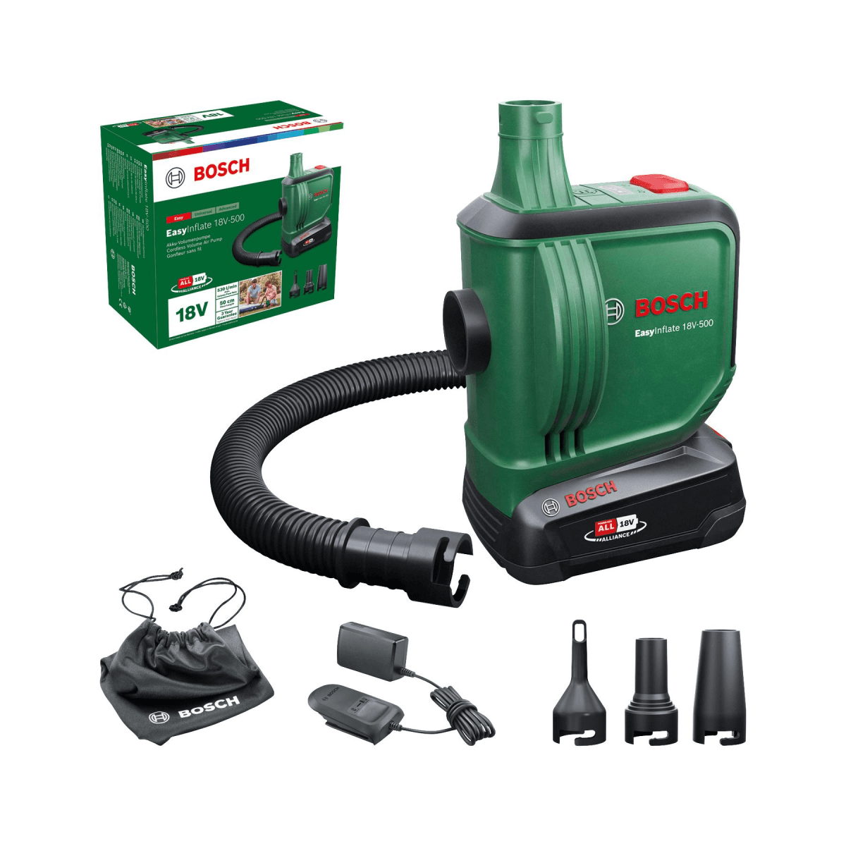 Bosch Bomba de Ar de Volume 18V EasyInflate 18V-500