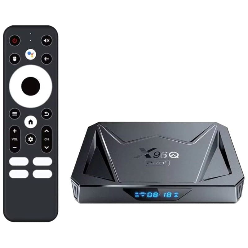 Box X96Q Pro Plus H728 2GB/16GB Dual WiFi Android 14 Preto
