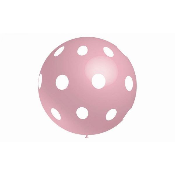 Xiz Party Supplies Balão 90cm Bolinhas Rosa Bebé - 010125025