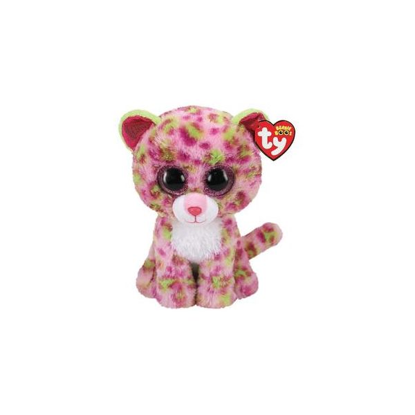 Beanie Boos Lainey o Leopardo Rosa Peluche 24 cm