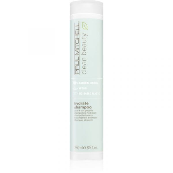 Paul Mitchell Clean Beauty Hydrate Shampoo Hidratante para Cabelo Seco 250ml