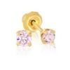 BRINCO FURAÇÃO 3MM CZ ROSA 39C | Farmacias Progresso