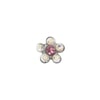 BRINCO FURAÇÃO FLOR CRISTAL ROSA 120 | Farmacias Progresso