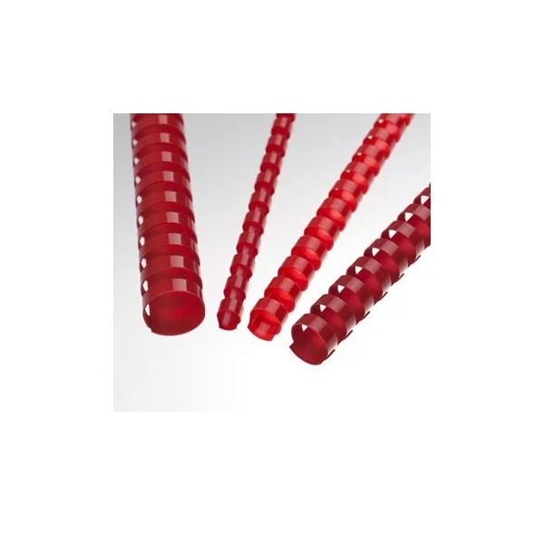 Argolas Pvc Encadernar 14mm 90 Folhas 100 Un. Vermelho - 1713052
