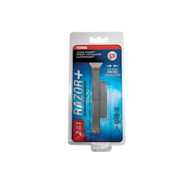 Fluval Limpa Vidros Razor+ 2 em 1 Pequeno