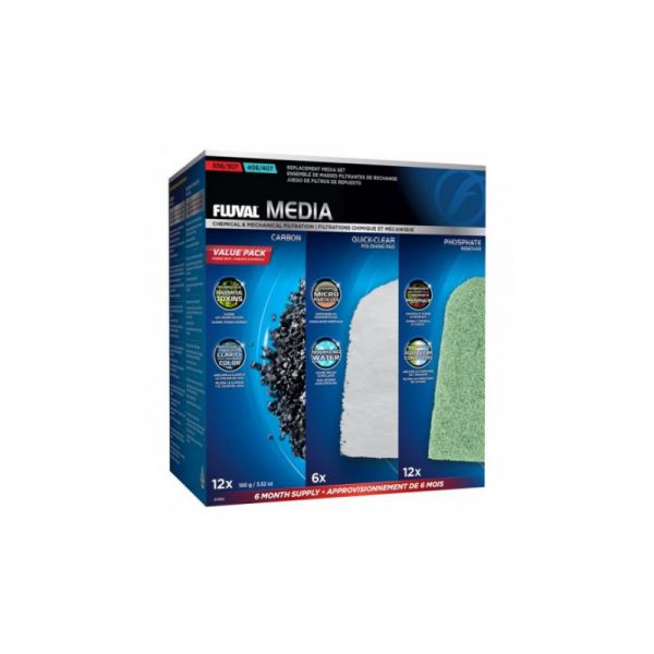 Fluval Pack Bio-Foam Serie 07 - 6 MESES 307