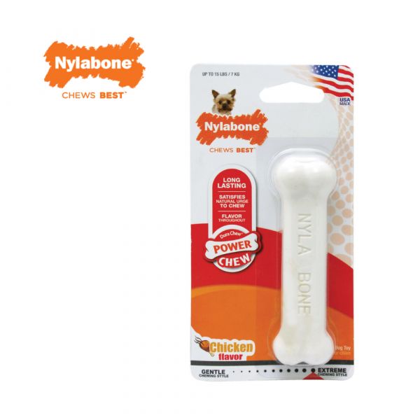 Nylabone Brinquedo Cão Osso Extreme Chew Original XS até 7Kg