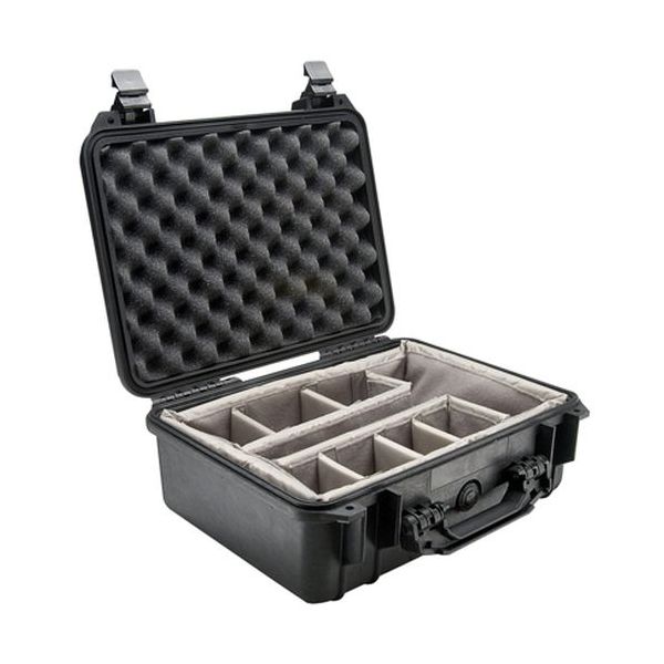 Pelican Mala 1450 com Divisórias em Black